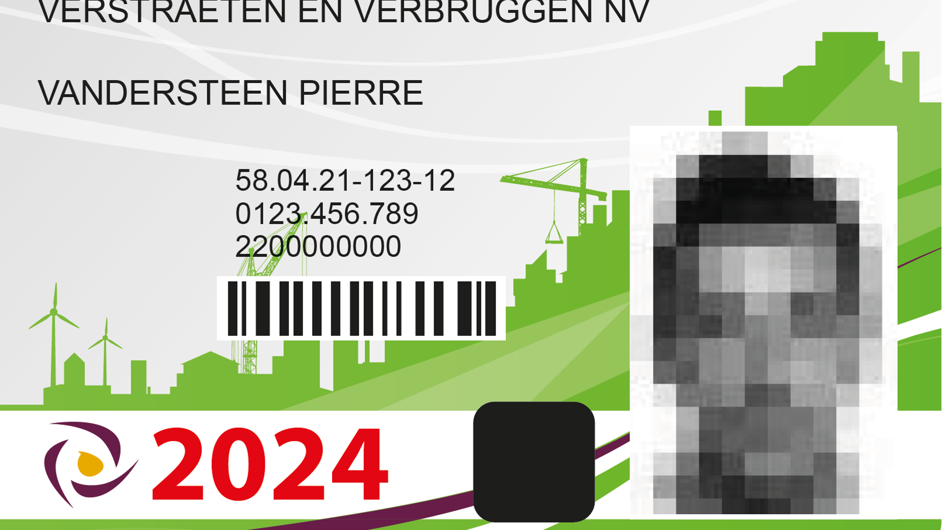 Construbadge 2024 Voorbeeld Met Perso